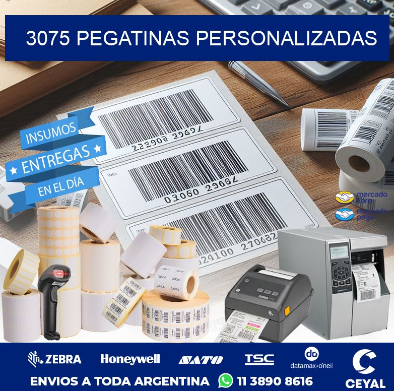 3075 PEGATINAS PERSONALIZADAS