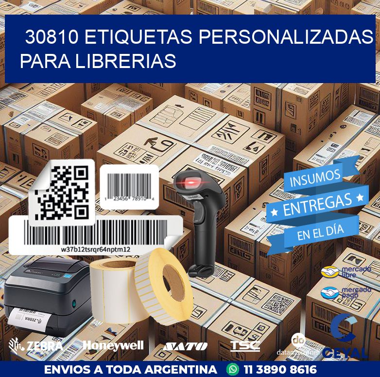 30810 ETIQUETAS PERSONALIZADAS PARA LIBRERIAS