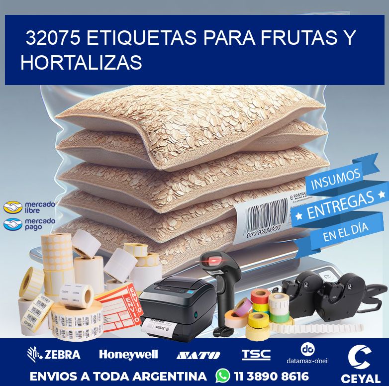 32075 ETIQUETAS PARA FRUTAS Y HORTALIZAS