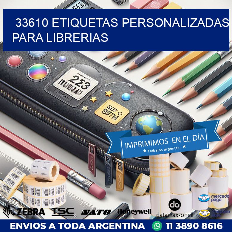 33610 ETIQUETAS PERSONALIZADAS PARA LIBRERIAS