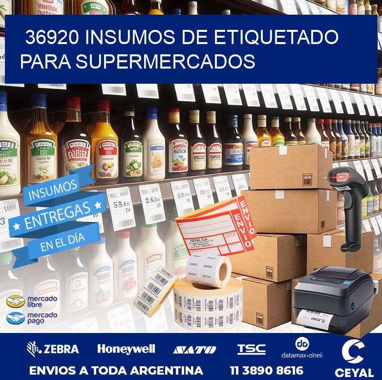 36920 INSUMOS DE ETIQUETADO PARA SUPERMERCADOS