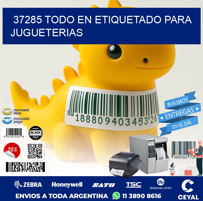 37285 TODO EN ETIQUETADO PARA JUGUETERIAS