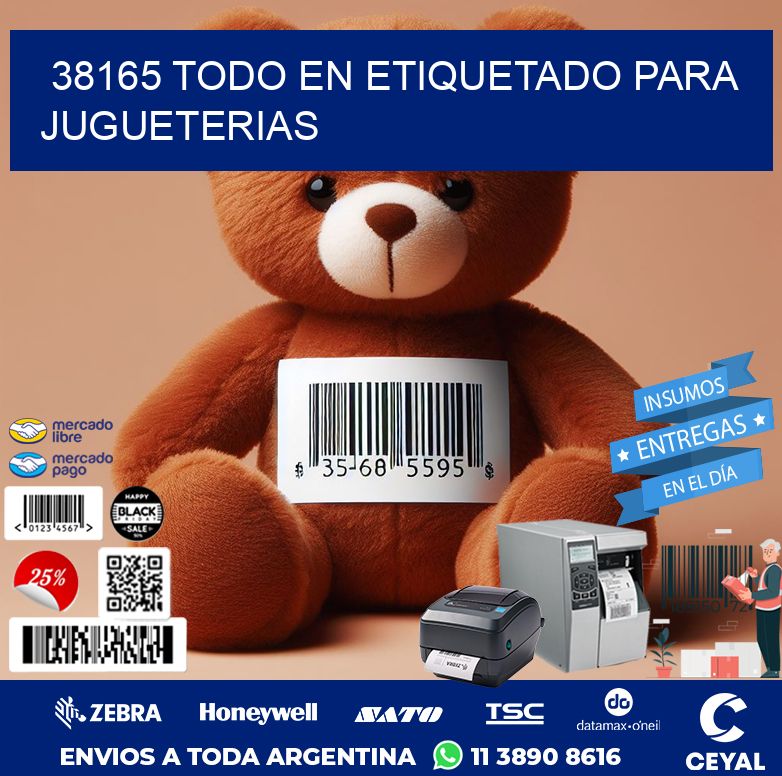38165 TODO EN ETIQUETADO PARA JUGUETERIAS
