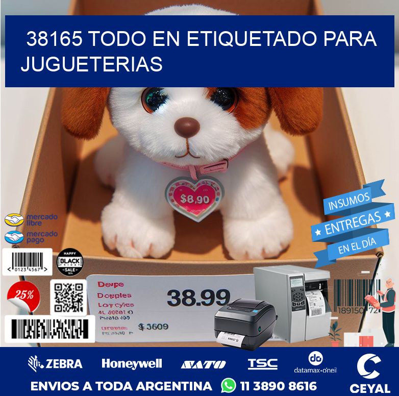 38165 TODO EN ETIQUETADO PARA JUGUETERIAS