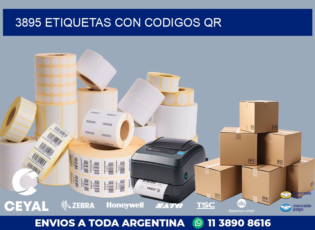 3895 ETIQUETAS CON CODIGOS QR