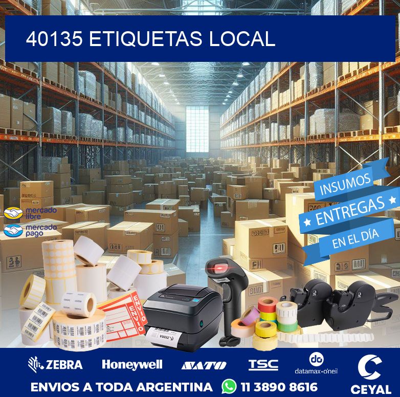 40135 ETIQUETAS LOCAL