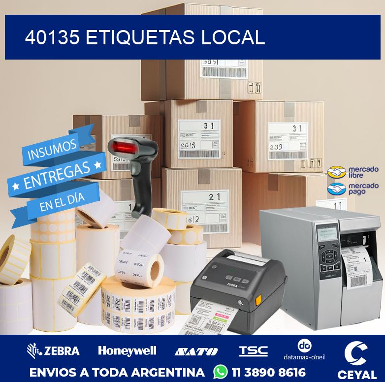 40135 ETIQUETAS LOCAL