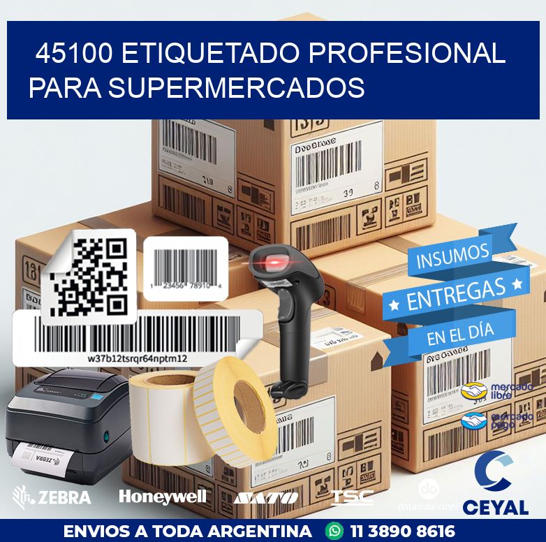 45100 ETIQUETADO PROFESIONAL PARA SUPERMERCADOS
