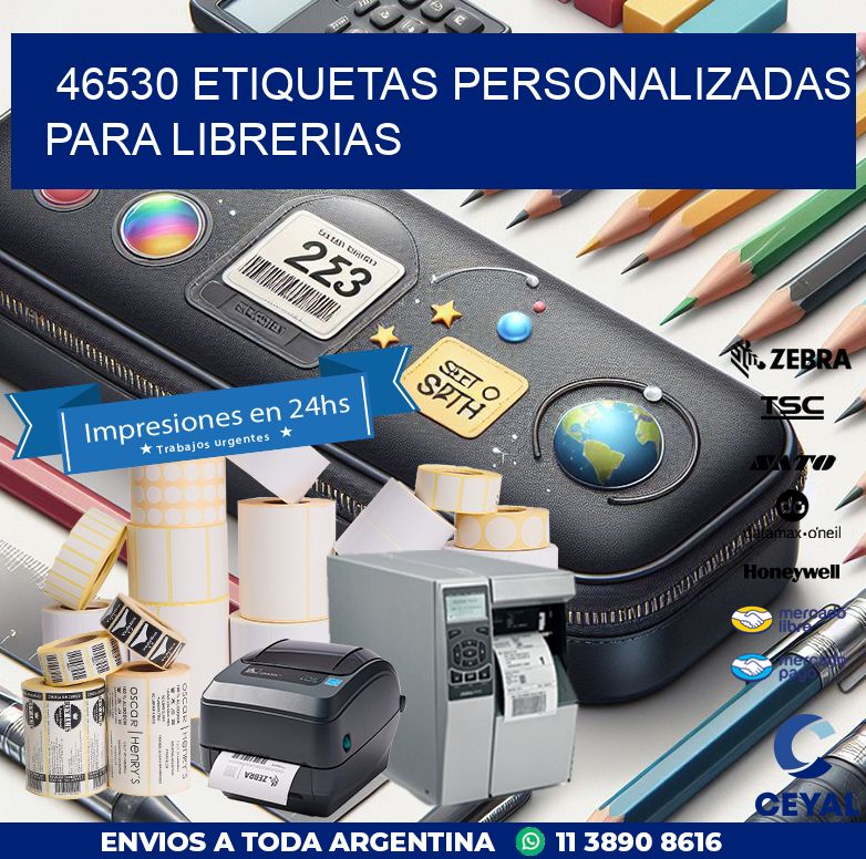 46530 ETIQUETAS PERSONALIZADAS PARA LIBRERIAS
