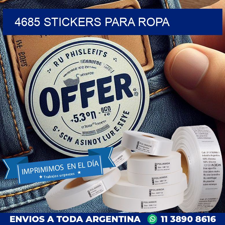 4685 STICKERS PARA ROPA
