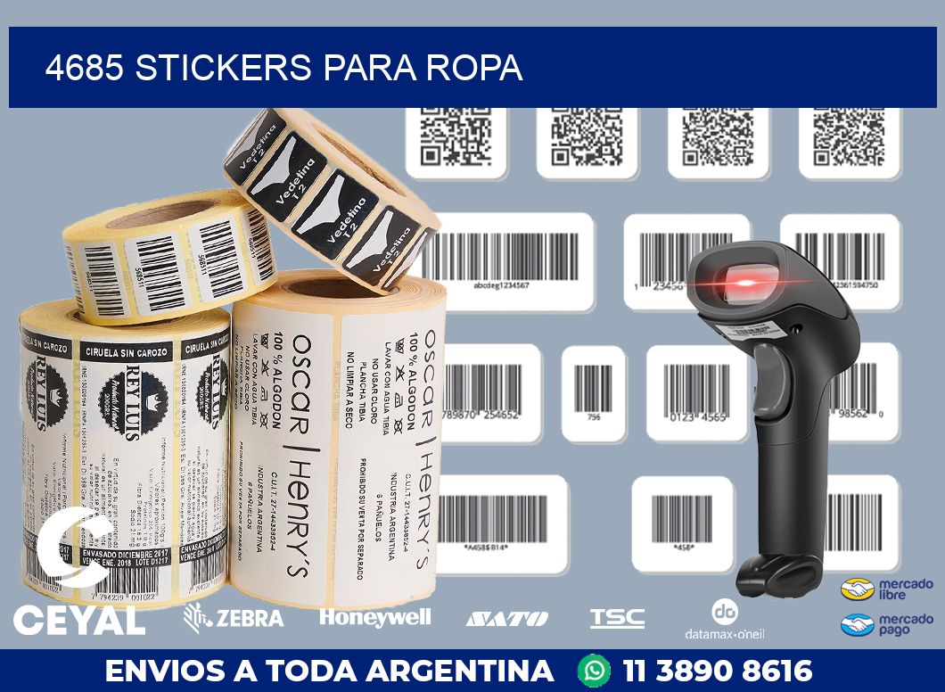4685 STICKERS PARA ROPA