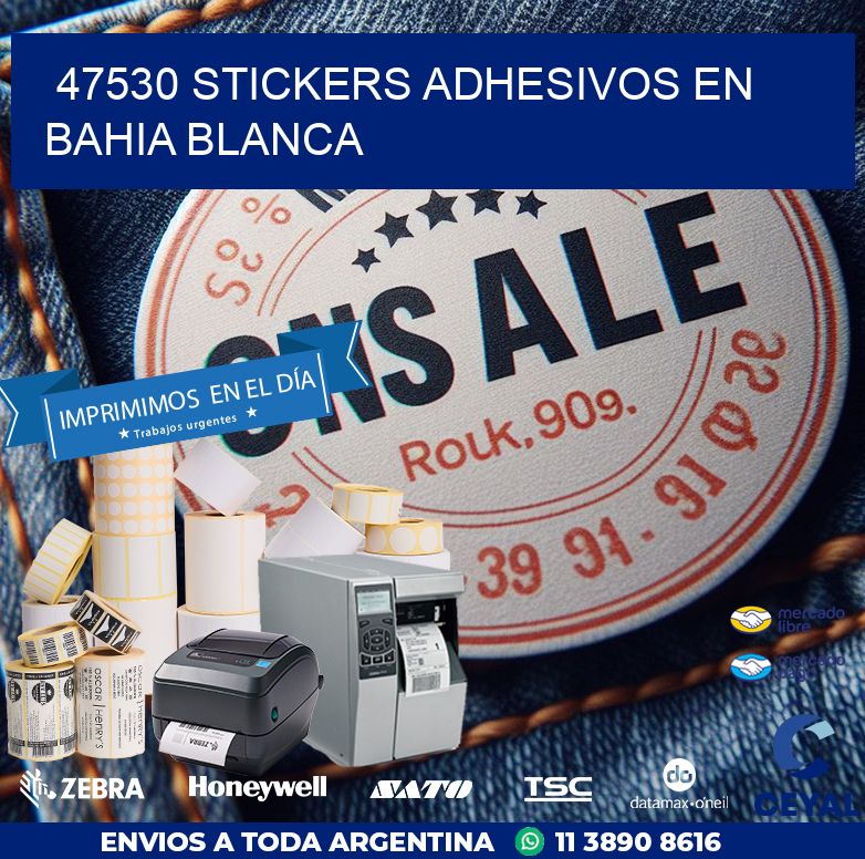 47530 STICKERS ADHESIVOS EN BAHIA BLANCA