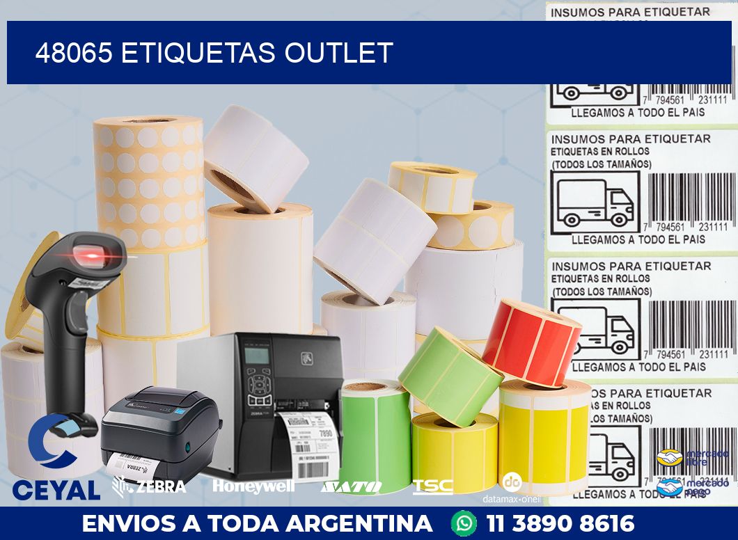 48065 ETIQUETAS OUTLET