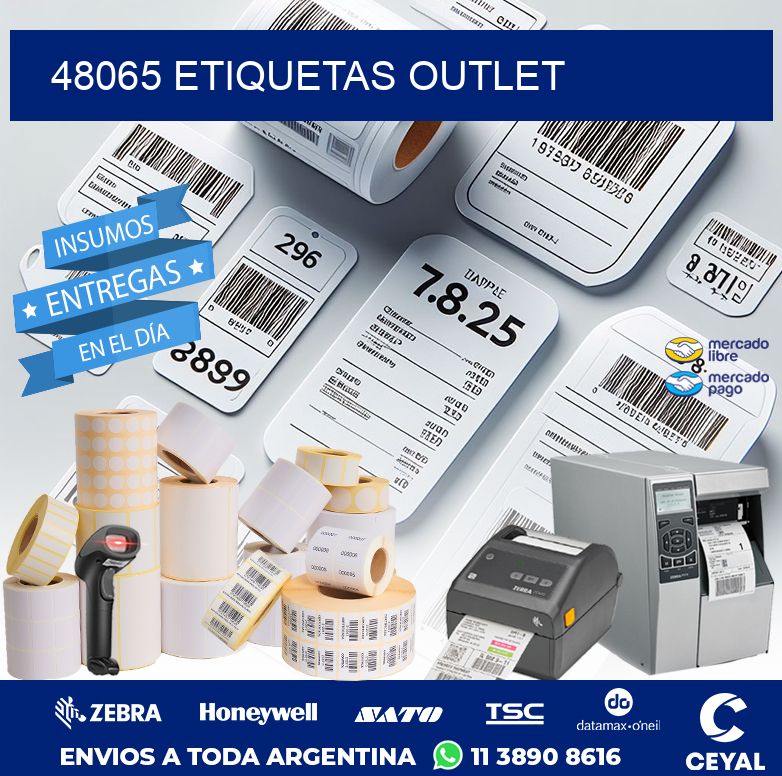48065 ETIQUETAS OUTLET