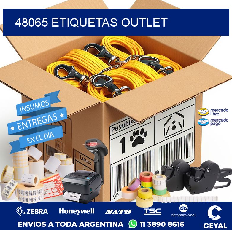 48065 ETIQUETAS OUTLET