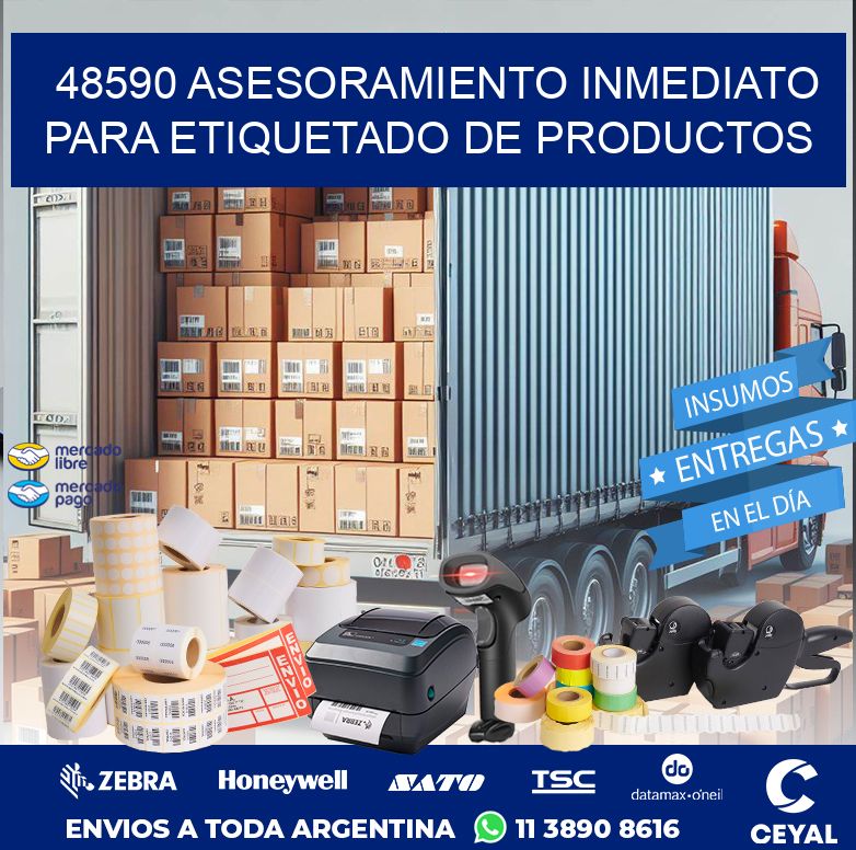 48590 ASESORAMIENTO INMEDIATO PARA ETIQUETADO DE PRODUCTOS