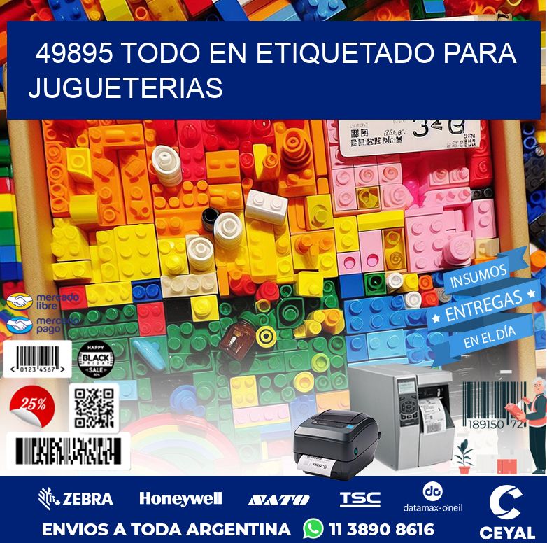 49895 TODO EN ETIQUETADO PARA JUGUETERIAS