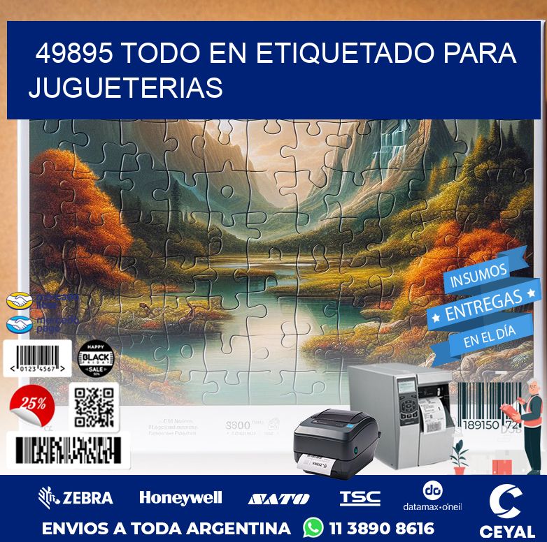 49895 TODO EN ETIQUETADO PARA JUGUETERIAS