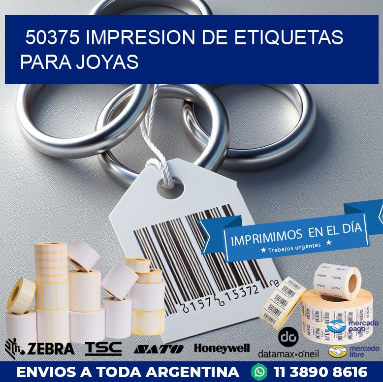 50375 IMPRESION DE ETIQUETAS PARA JOYAS