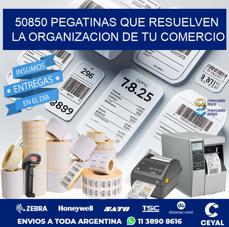 50850 PEGATINAS QUE RESUELVEN LA ORGANIZACION DE TU COMERCIO