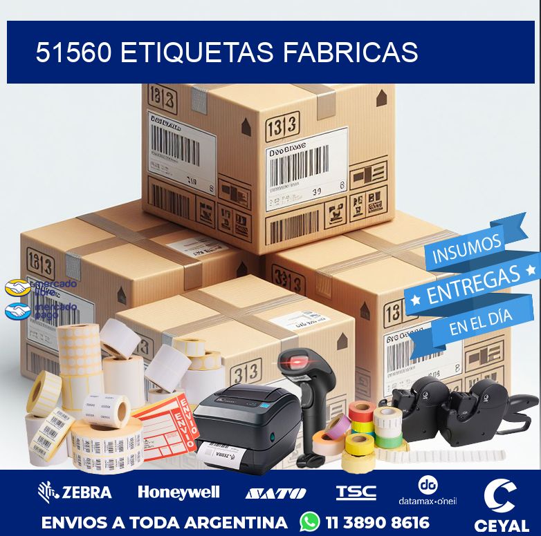 51560 ETIQUETAS FABRICAS