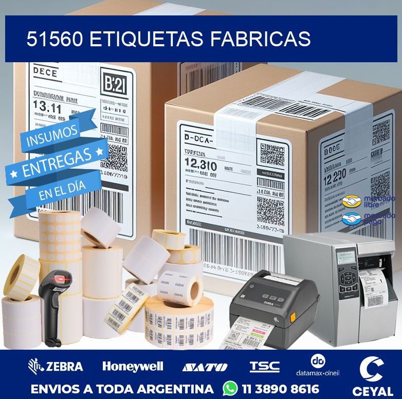 51560 ETIQUETAS FABRICAS