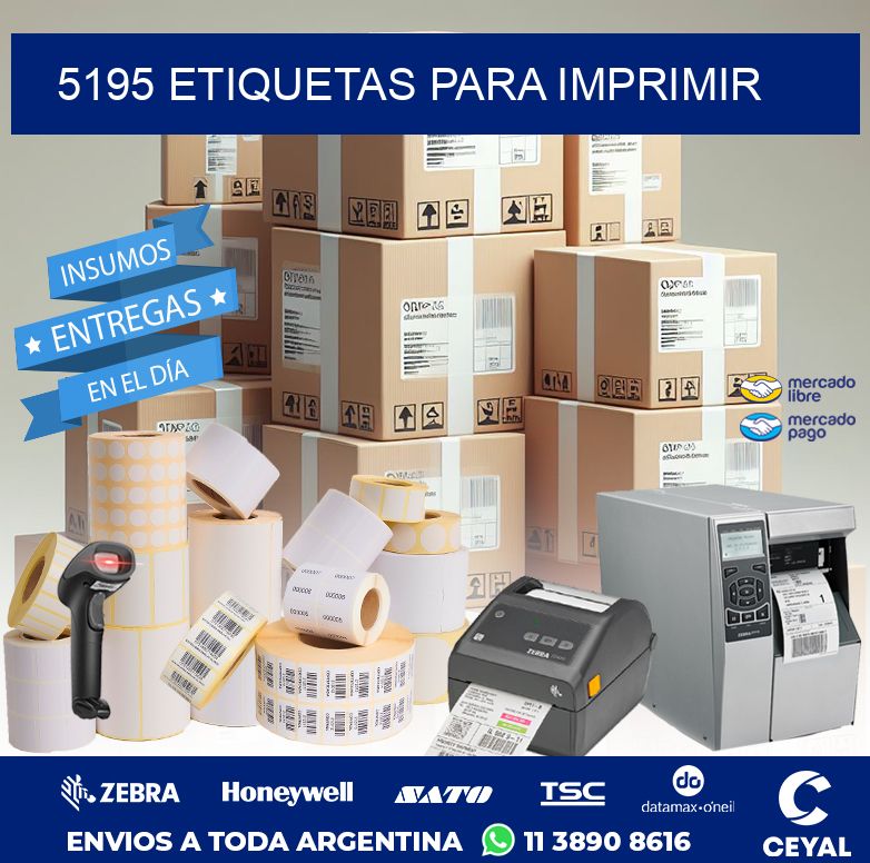 5195 ETIQUETAS PARA IMPRIMIR