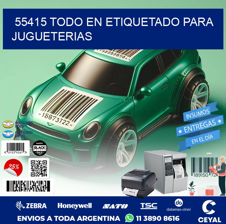 55415 TODO EN ETIQUETADO PARA JUGUETERIAS