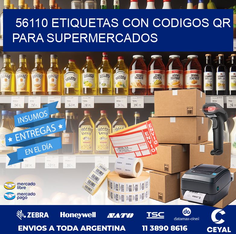 56110 ETIQUETAS CON CODIGOS QR PARA SUPERMERCADOS