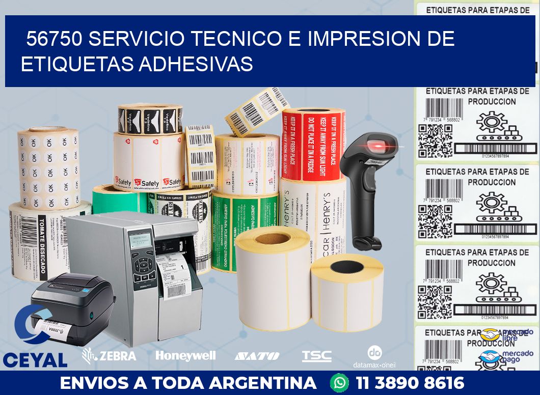56750 SERVICIO TECNICO E IMPRESION DE ETIQUETAS ADHESIVAS