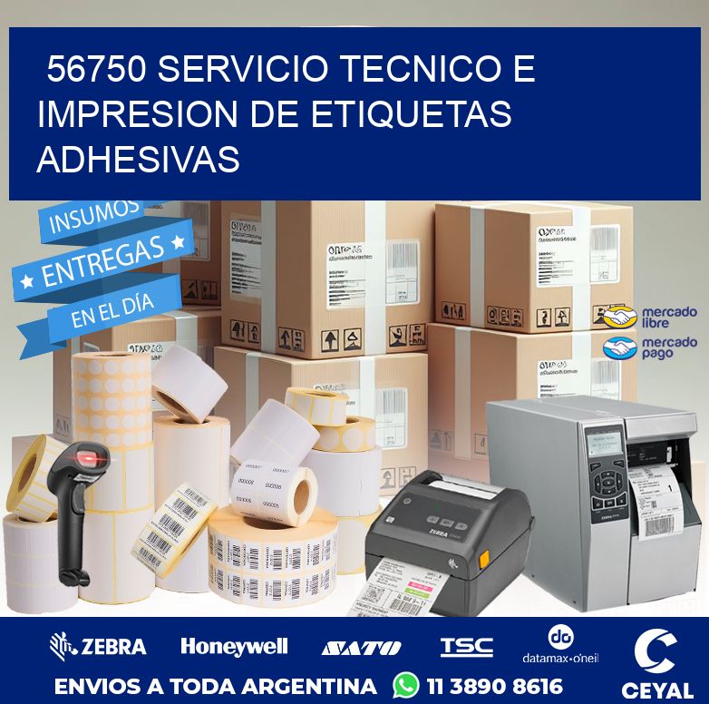 56750 SERVICIO TECNICO E IMPRESION DE ETIQUETAS ADHESIVAS