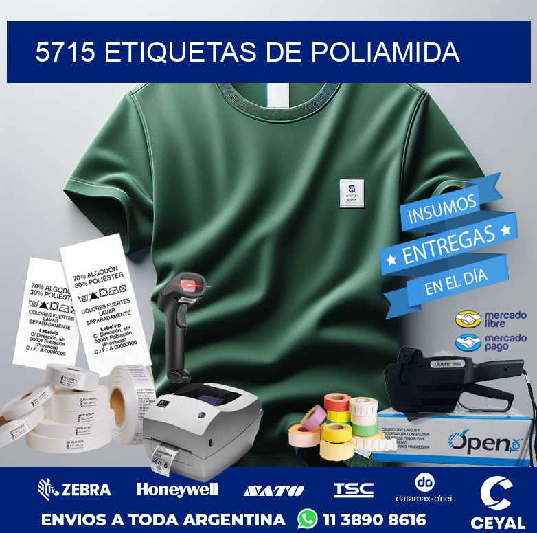 5715 ETIQUETAS DE POLIAMIDA