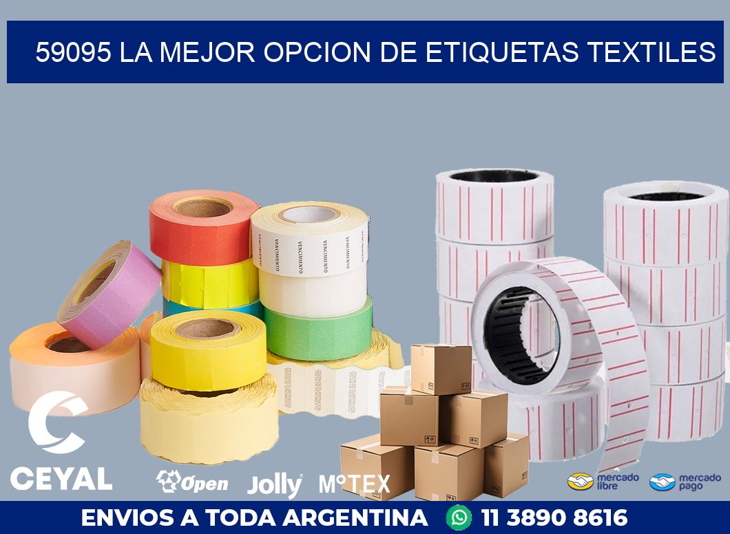 59095 LA MEJOR OPCION DE ETIQUETAS TEXTILES