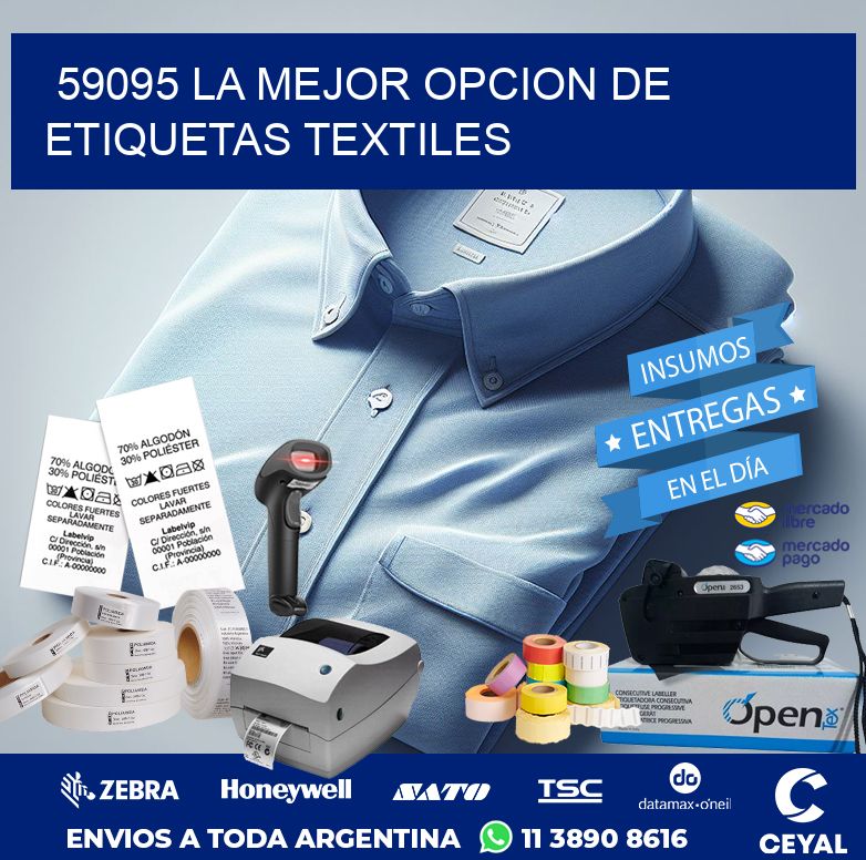 59095 LA MEJOR OPCION DE ETIQUETAS TEXTILES