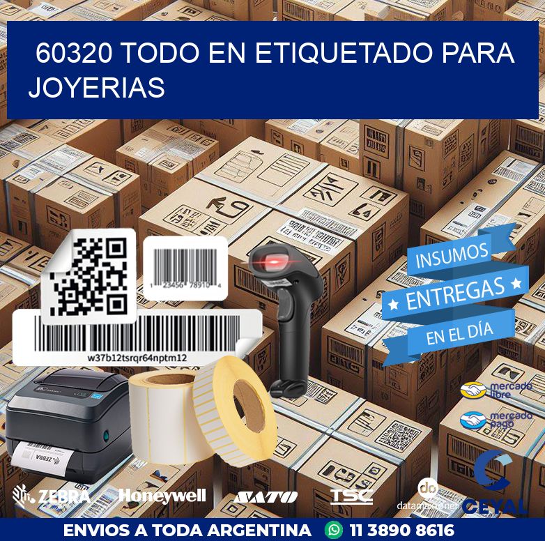 60320 TODO EN ETIQUETADO PARA JOYERIAS