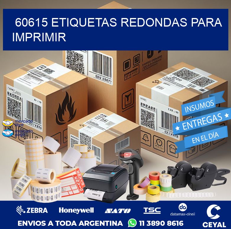 60615 ETIQUETAS REDONDAS PARA IMPRIMIR