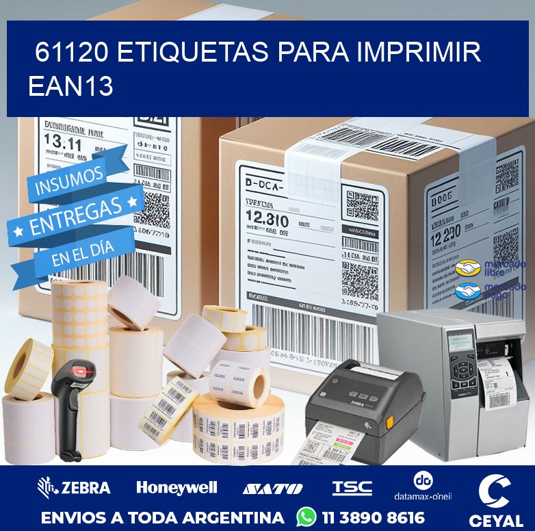 61120 ETIQUETAS PARA IMPRIMIR EAN13