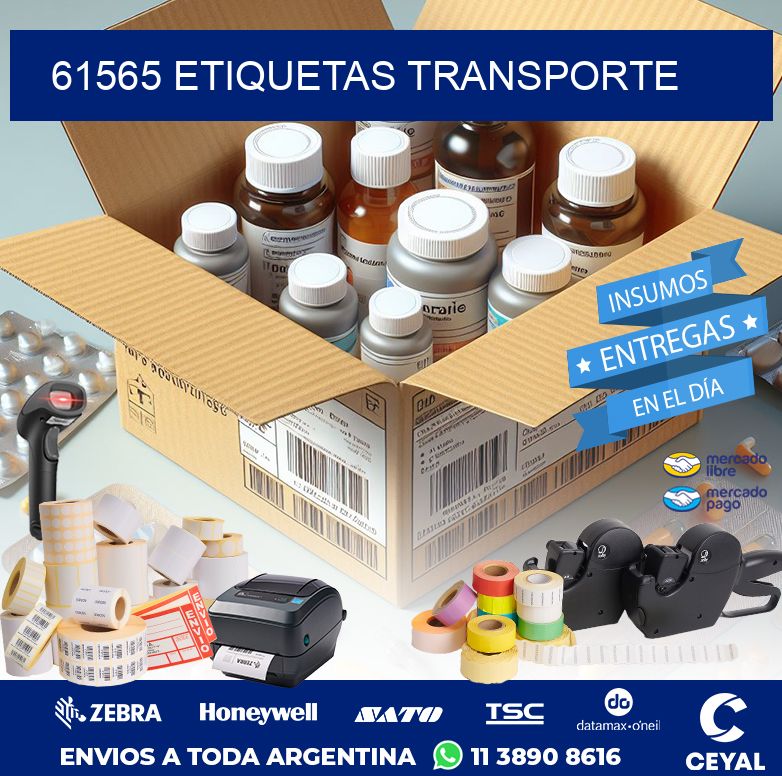 61565 ETIQUETAS TRANSPORTE