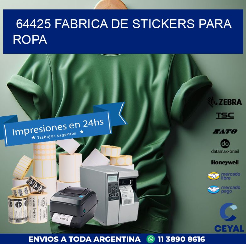 64425 FABRICA DE STICKERS PARA ROPA