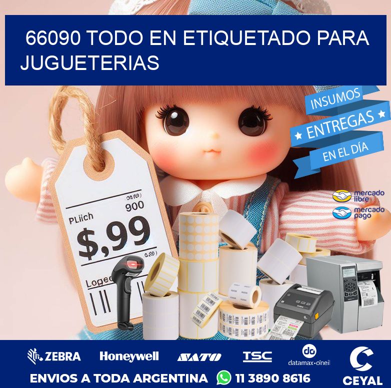 66090 TODO EN ETIQUETADO PARA JUGUETERIAS