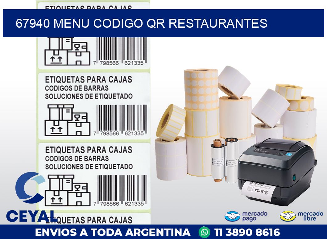 67940 MENU CODIGO QR RESTAURANTES