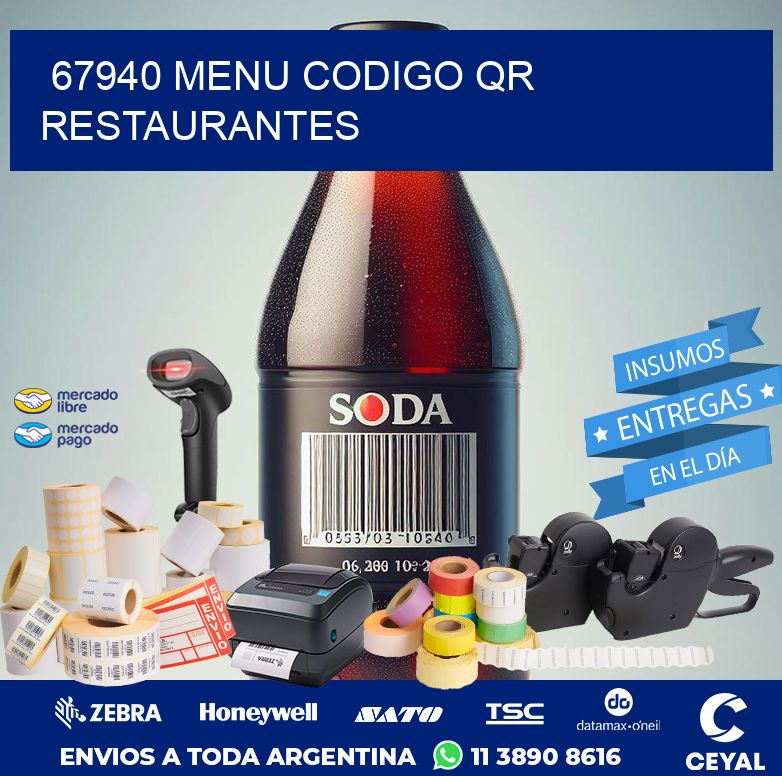 67940 MENU CODIGO QR RESTAURANTES