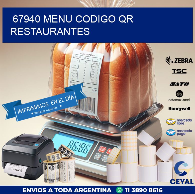 67940 MENU CODIGO QR RESTAURANTES