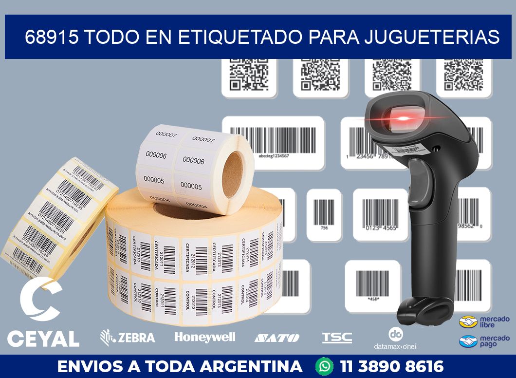 68915 TODO EN ETIQUETADO PARA JUGUETERIAS