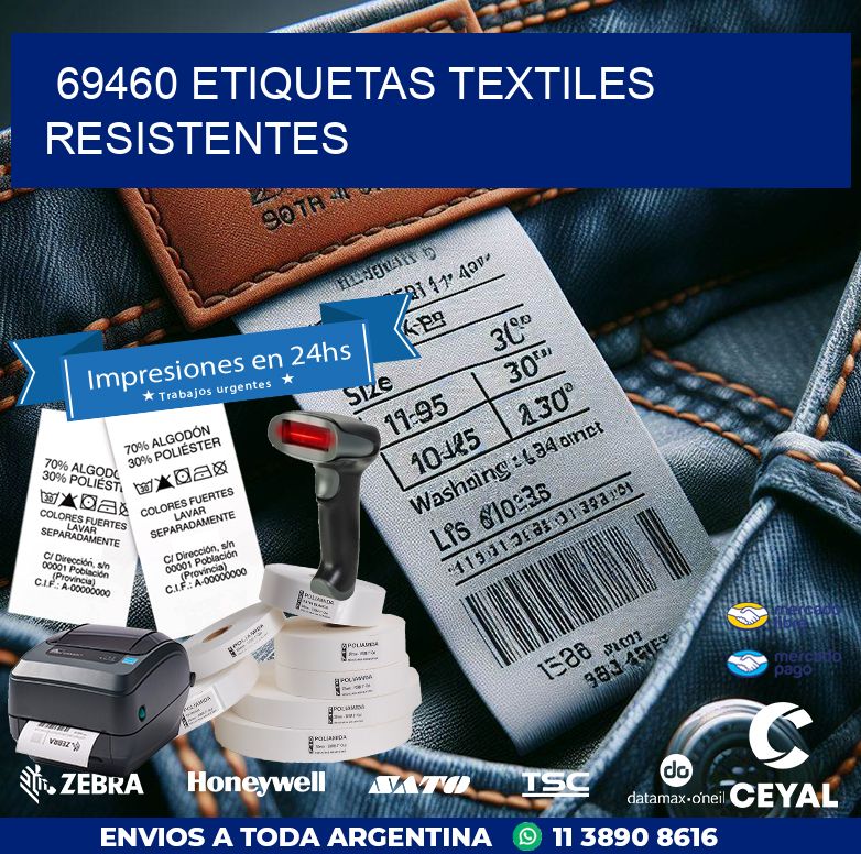 69460 ETIQUETAS TEXTILES RESISTENTES
