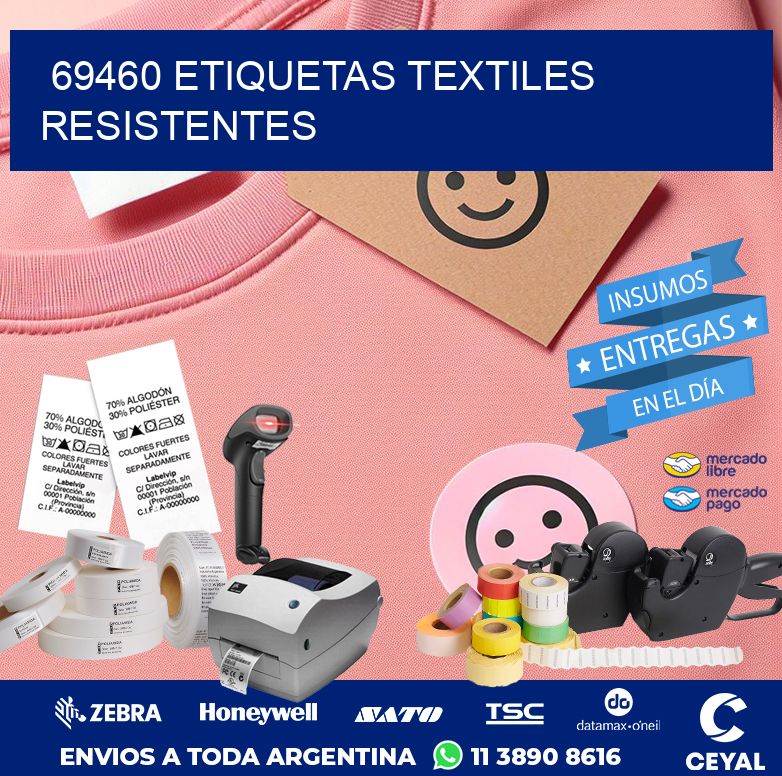 69460 ETIQUETAS TEXTILES RESISTENTES
