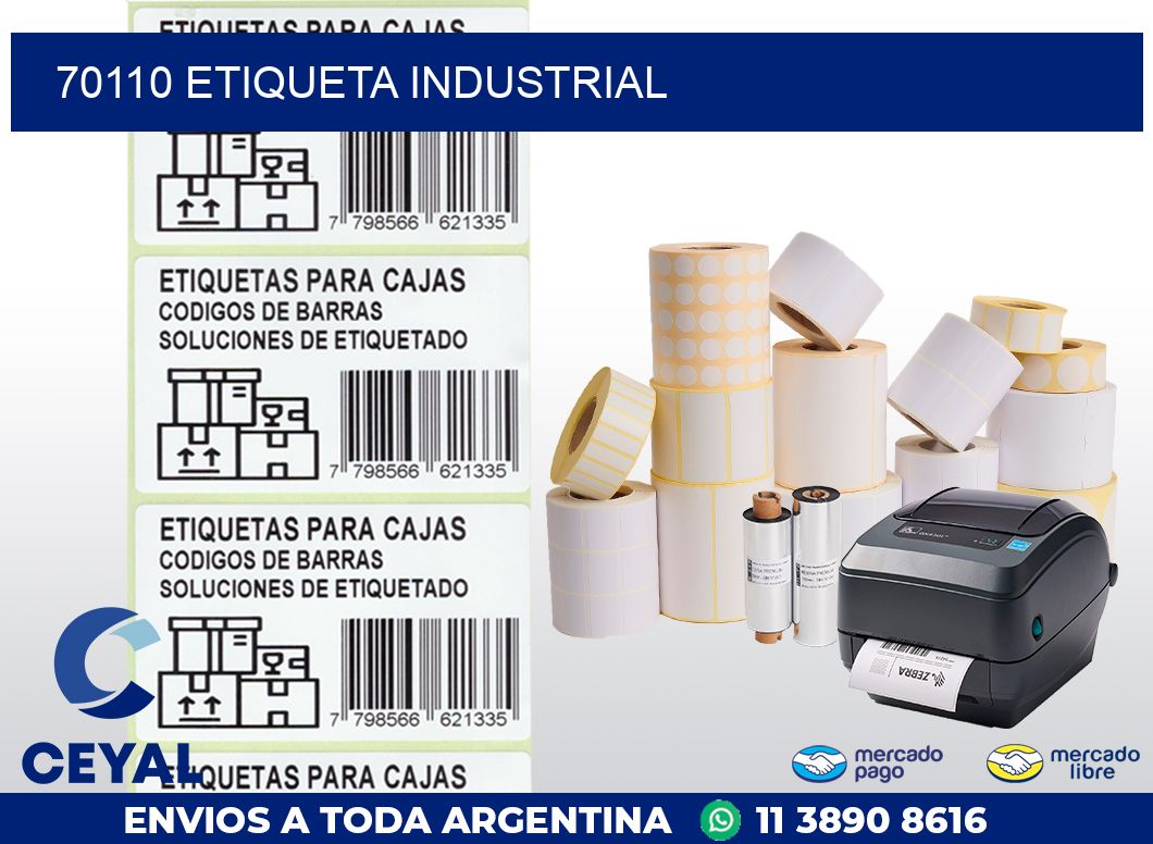70110 ETIQUETA INDUSTRIAL