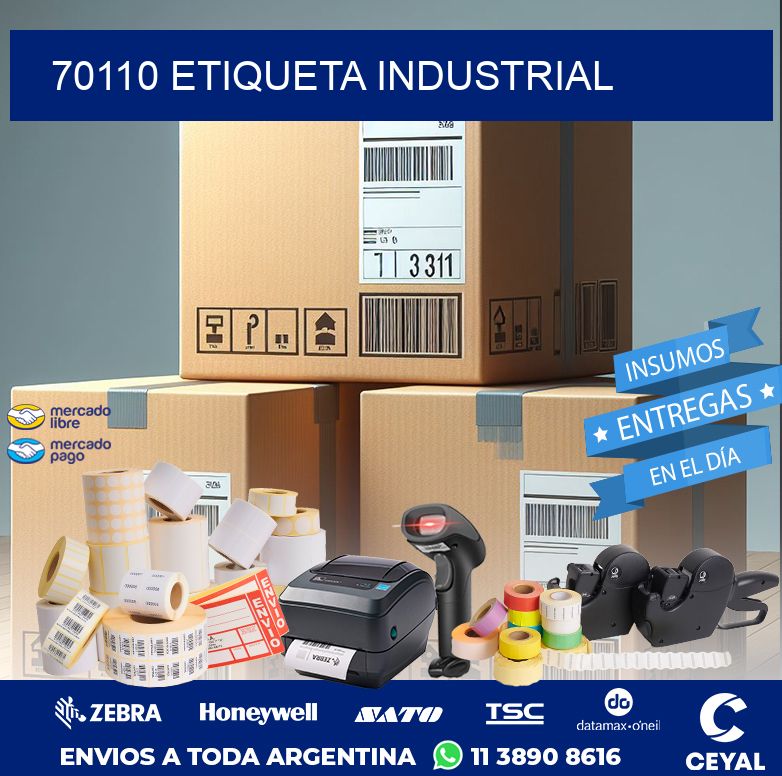 70110 ETIQUETA INDUSTRIAL