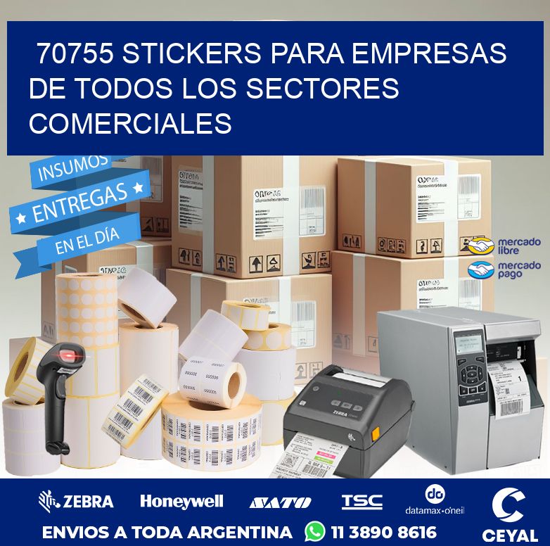 70755 STICKERS PARA EMPRESAS DE TODOS LOS SECTORES COMERCIALES