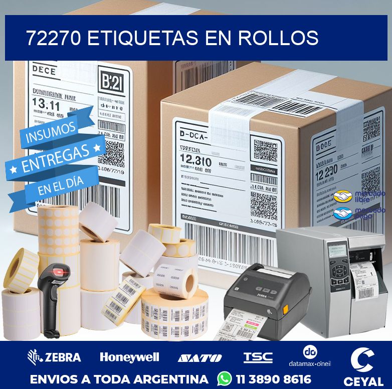 72270 ETIQUETAS EN ROLLOS